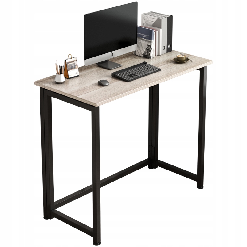 Scrivania Compatta Marrone 80x40x72 cm Ideale per Piccoli Spazi